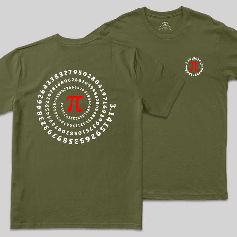 Infinite Circle Front and Back Printed Geek T-Shirt