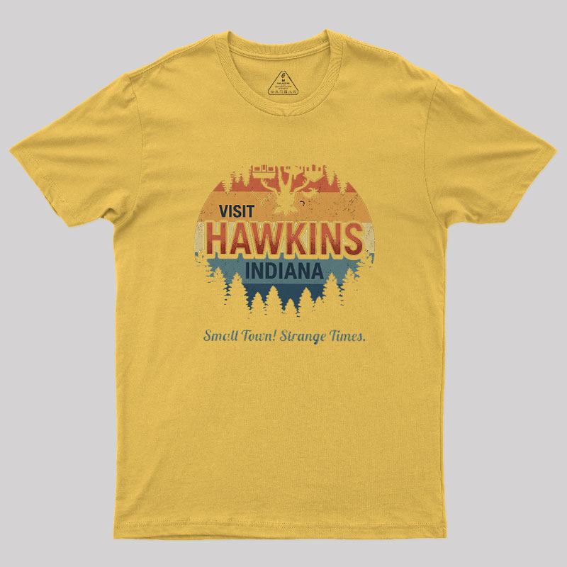 Visit Hawkins Retro 70s Geek T-Shirt