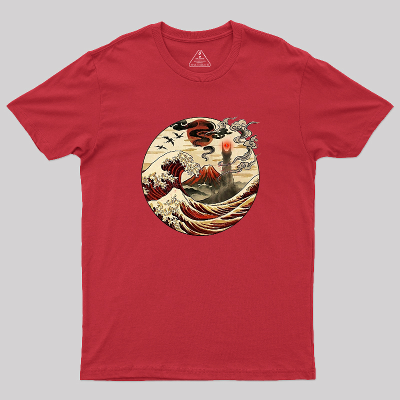 The Great Wave Of Ring Geek T-Shirt