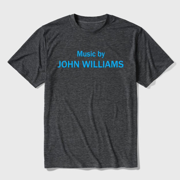 Music by John Williams Ultra Soft Heather Tees