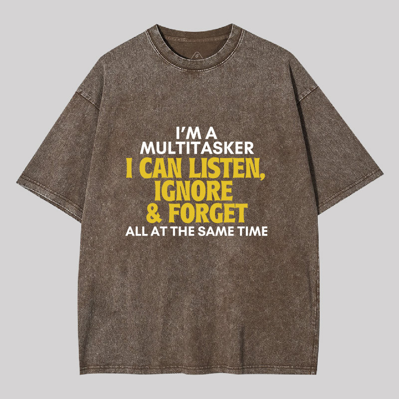 Sarcastic Geek Washed T-shirt