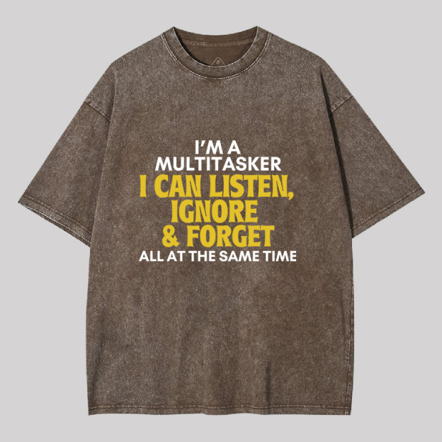 Sarcastic Geek Washed T-shirt