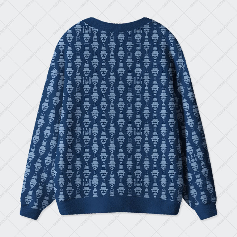 Blue Alchemy Geek Ugly Cardigan Sweaters 