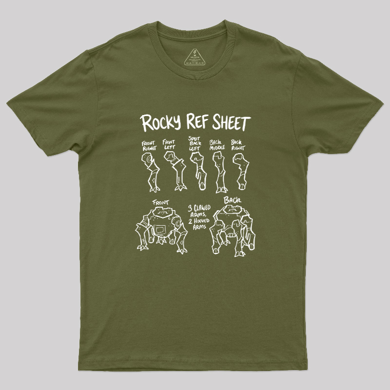 Rocky Ref Sheet Geek T-Shirt