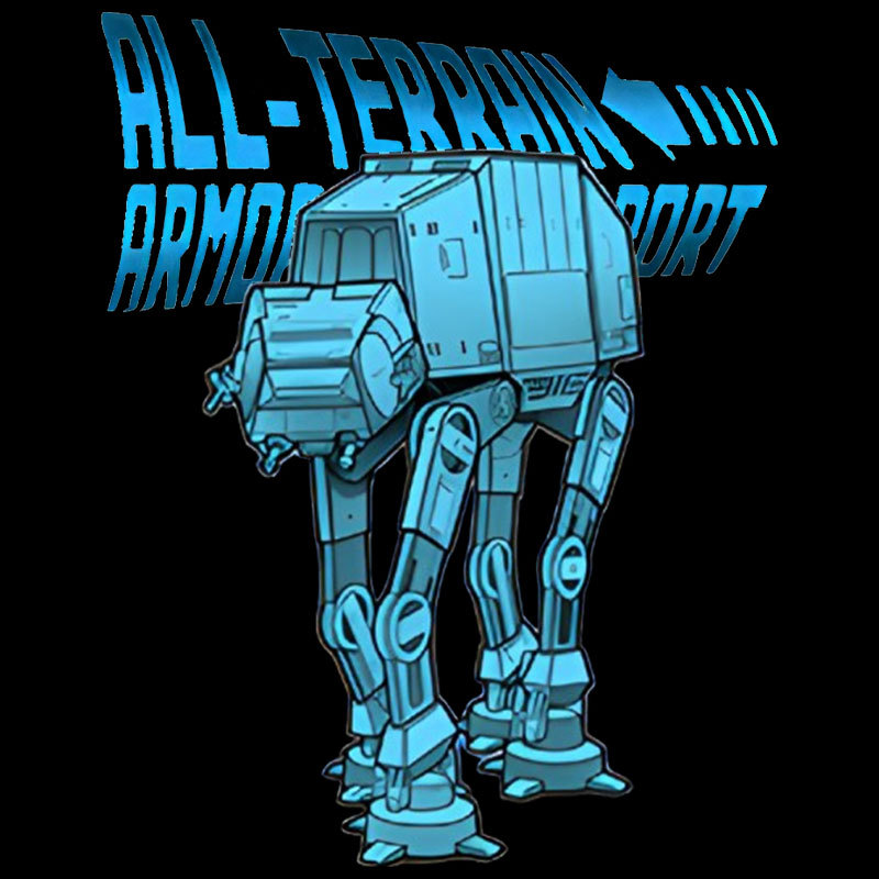 Mega Terrain Mecha Transport Geek T-Shirt