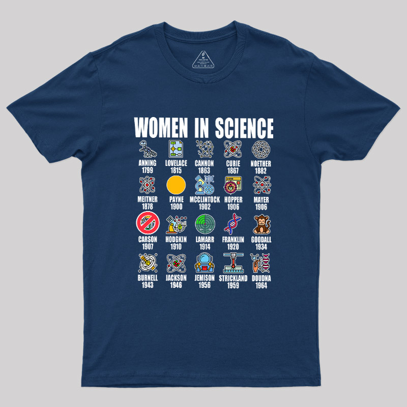 Women in Science Geek T-Shirt