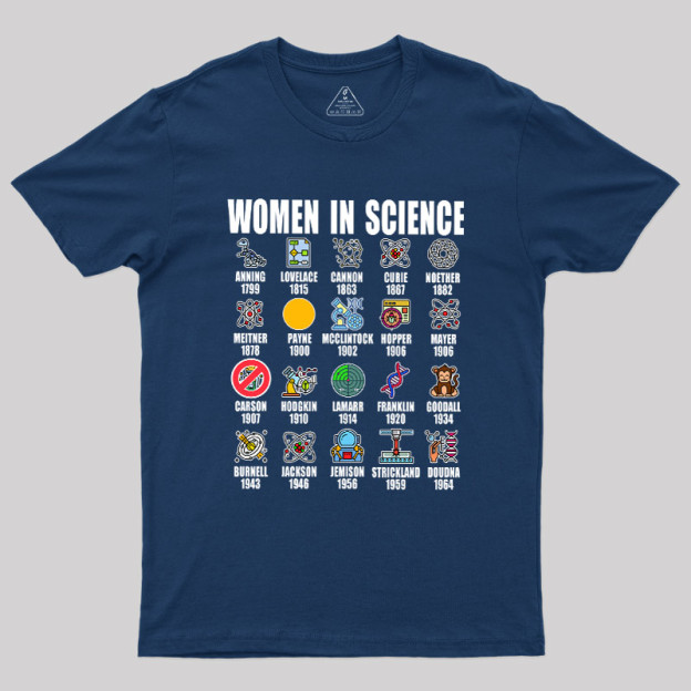Women in Science Geek T-Shirt