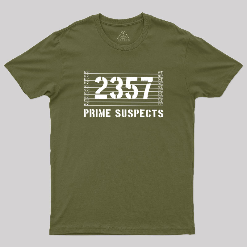 PRIME SUSPECTS Geek T-Shirt