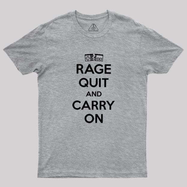 Rage Ouit Geek T-Shirt
