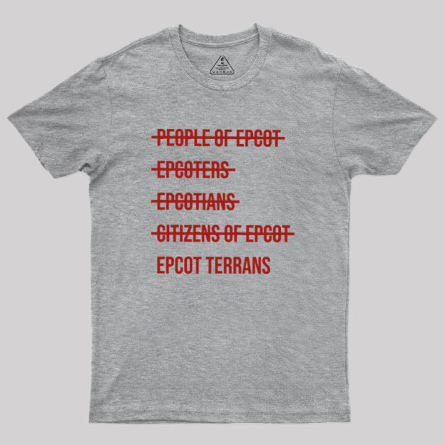 Epcot Terrans Geek T-Shirt