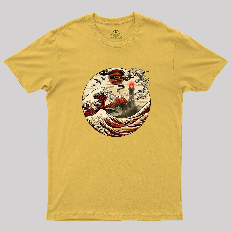 The Great Wave Of Ring Geek T-Shirt