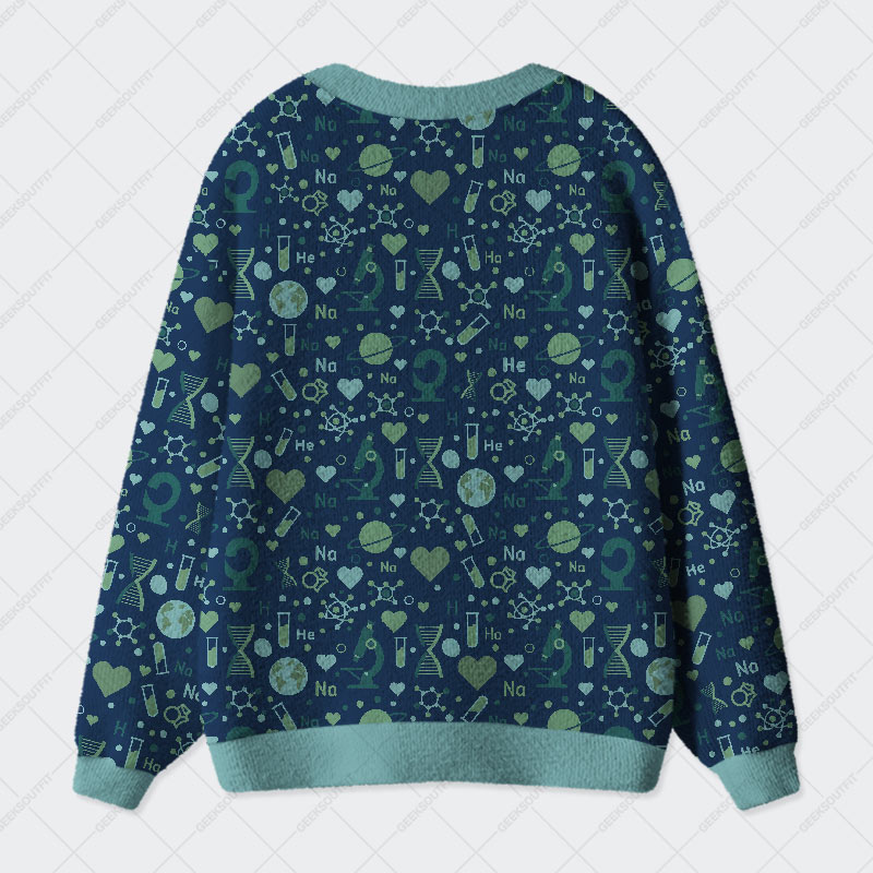 Beauty of Science Geek Ugly Cardigan Sweaters 