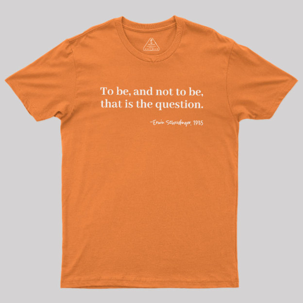 Schrödinger's Question Geek T-Shirt