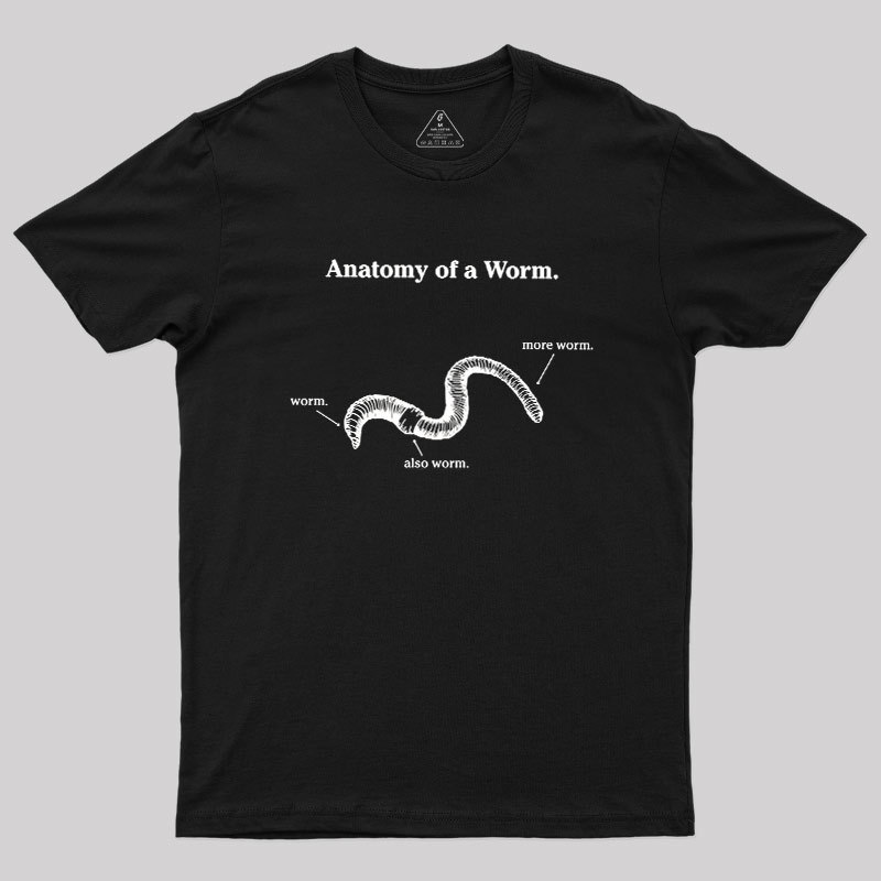 Anatomy Of A Worm Geek T-Shirt