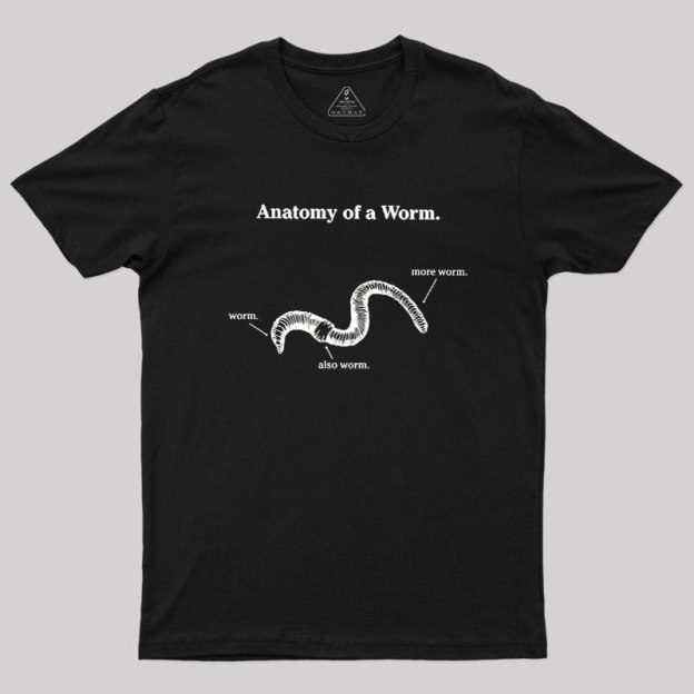 Anatomy Of A Worm Geek T-Shirt
