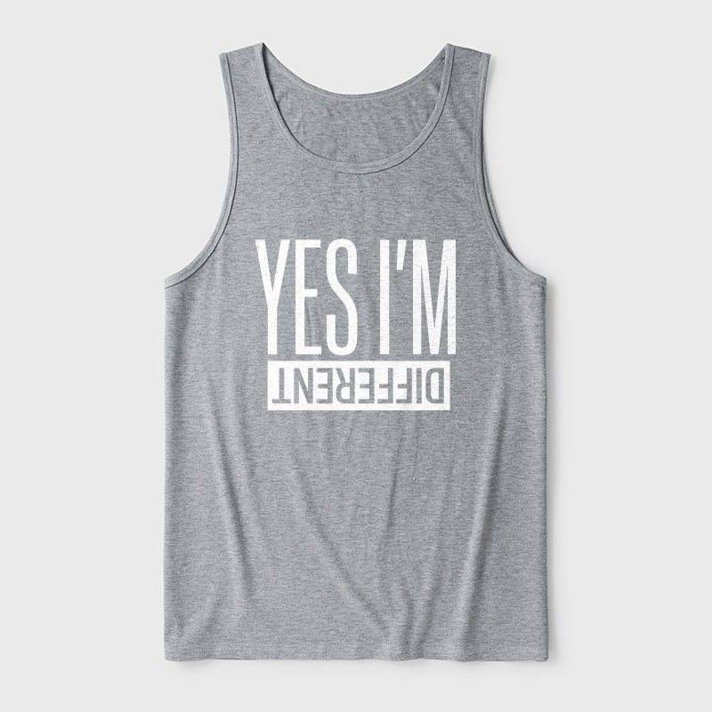 Yes I'm Different Ultra Soft Heather Tank