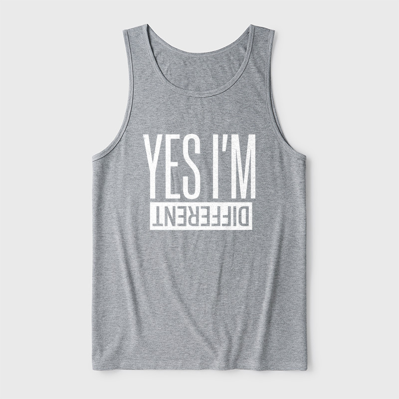 Yes I'm Different Ultra Soft Heather Tank