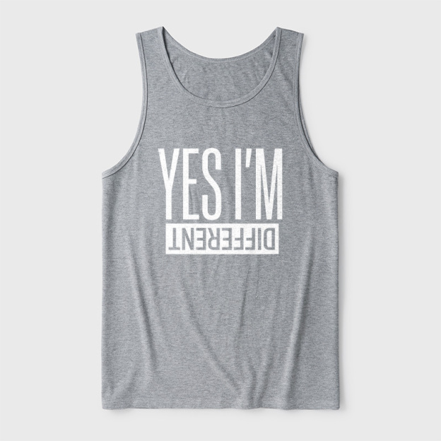 Yes I'm Different Ultra Soft Heather Tank