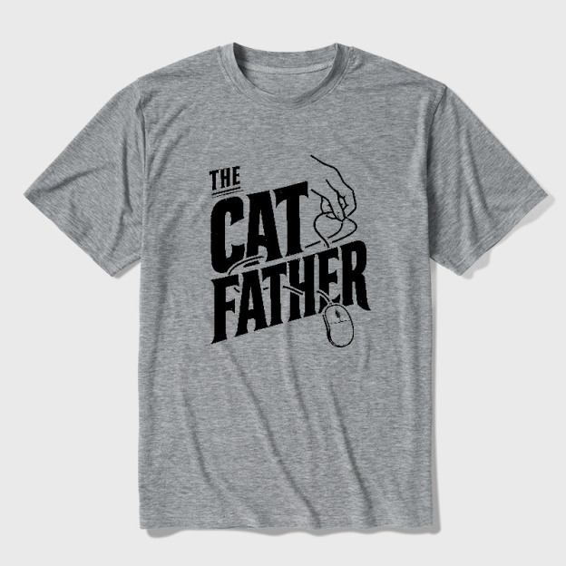 The Cat Father Ultra Soft Heather Tee