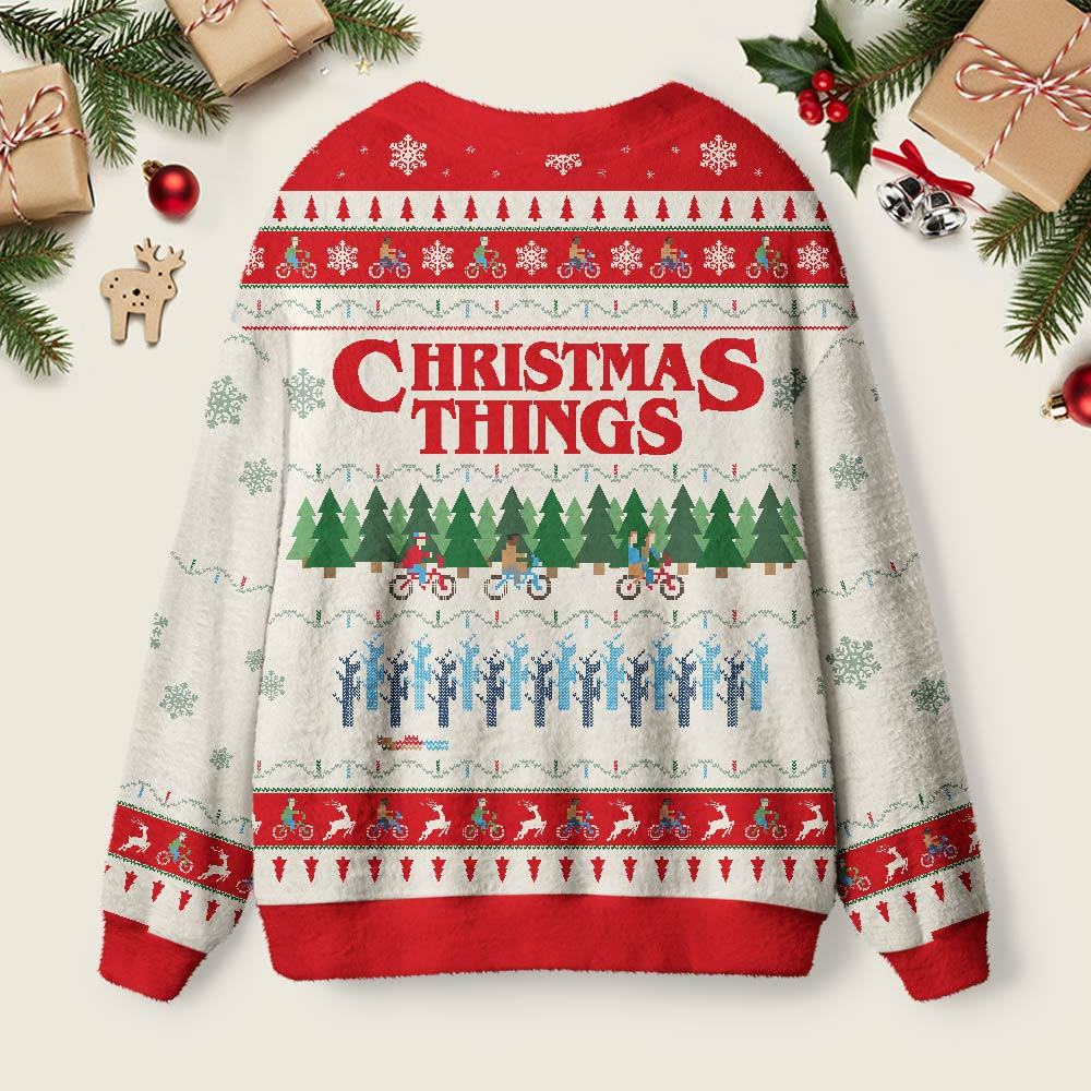 Christmas Thing Geek Ugly Cardigan Sweaters
