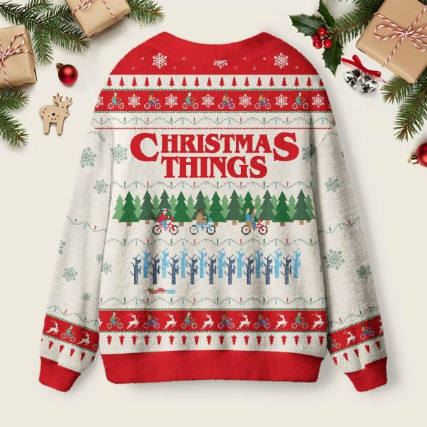 Christmas Thing Geek Ugly Cardigan Sweaters