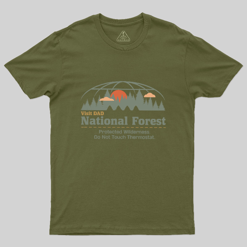 Visit Dad National Forest Geek T-Shirt