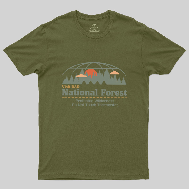 Visit Dad National Forest Geek T-Shirt