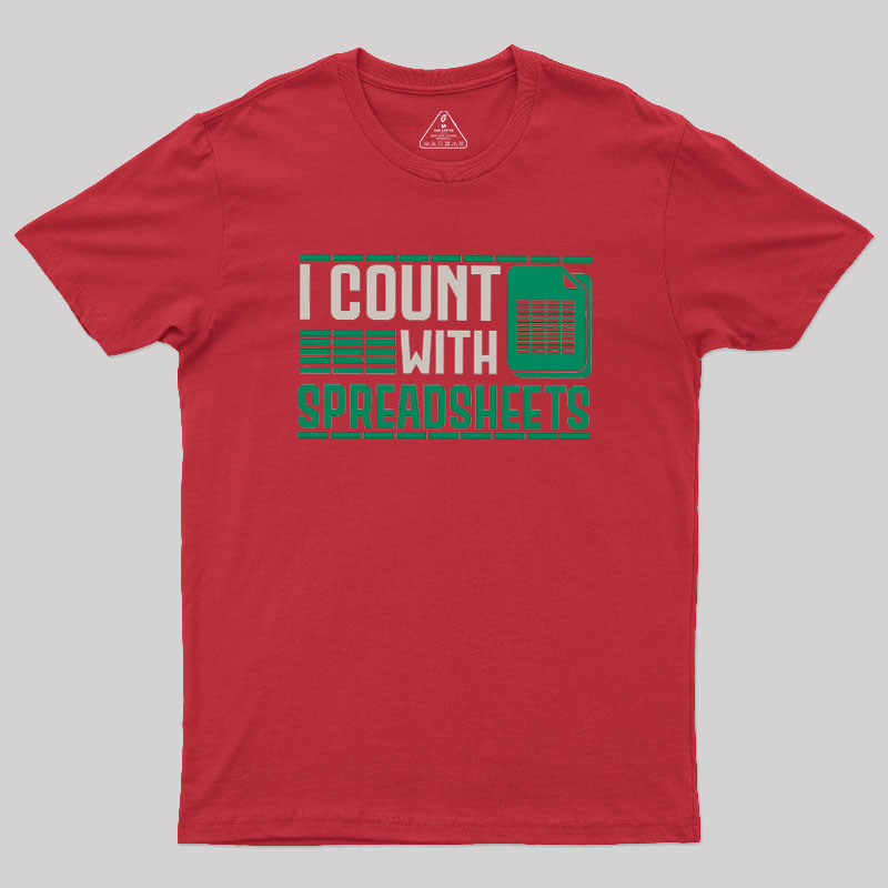 Funny Spreadsheet Accountant Geek T-Shirt