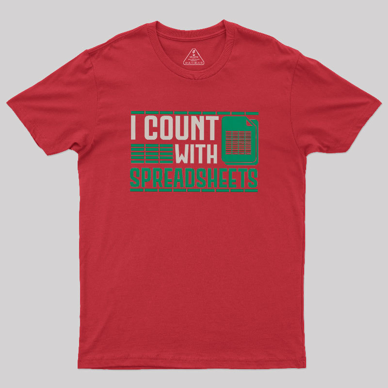 Funny Spreadsheet Accountant Geek T-Shirt