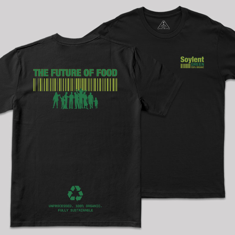 Soylent Green Front and Back Printing Geek T-Shirt