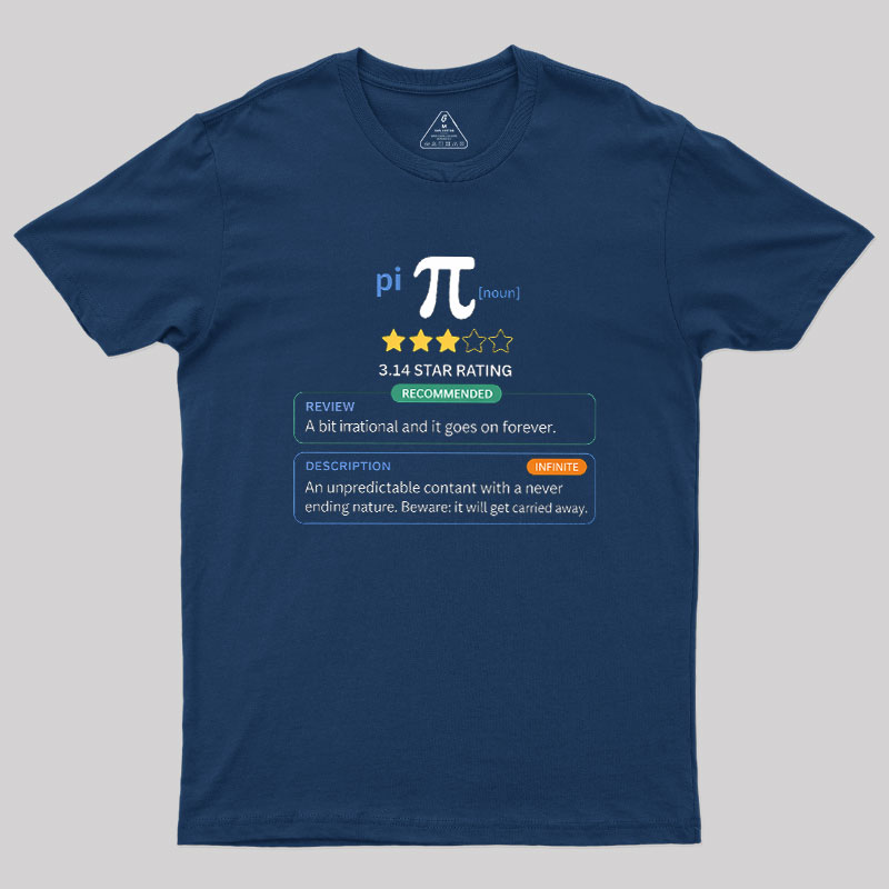 Pi Star Rating Geek T-Shirt