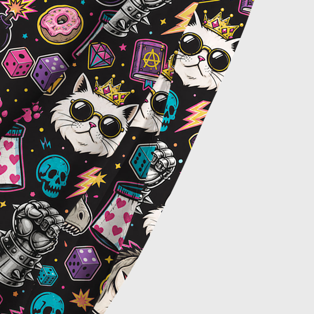 Loot, Paws & Poor Decisions Geek Tiered Cami Maxi Dress