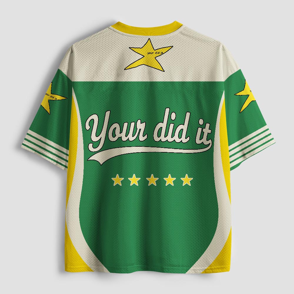 You Did It Geek Mesh Jersey