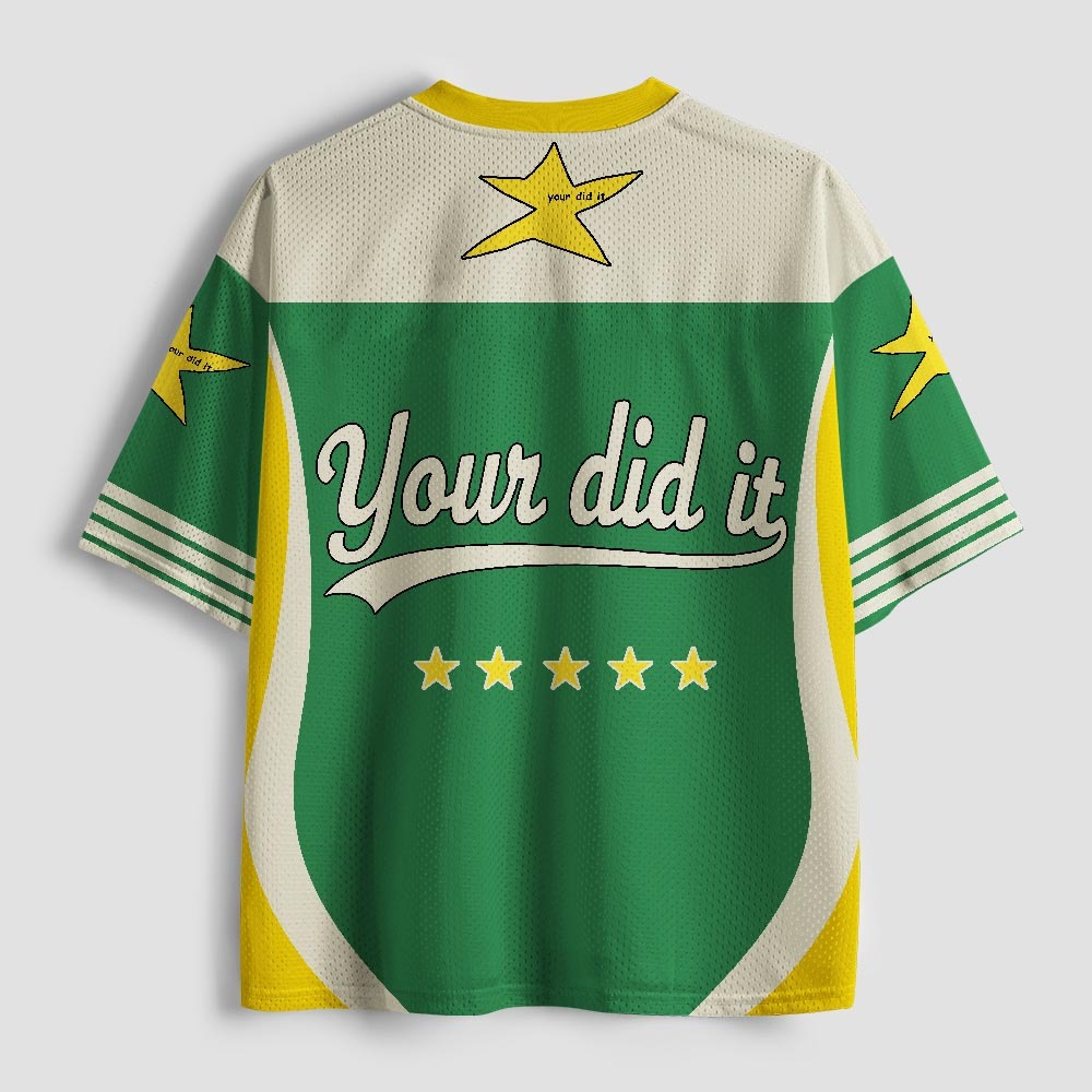 You Did It Geek Mesh Jersey