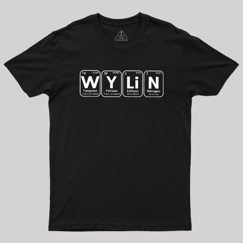 Wylin Periodic Table Geek T-Shirt