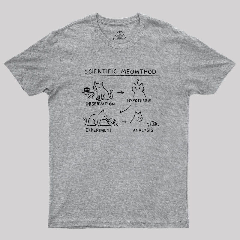 Scientific Meowthod Geek T-Shirt
