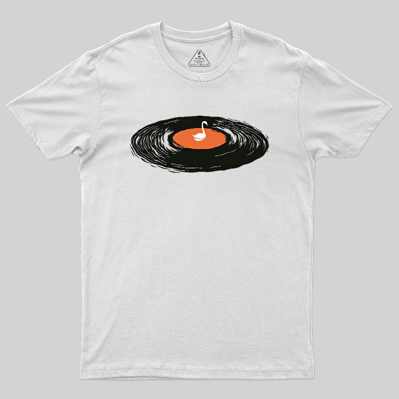 Swan Lake Vinyl Record Visual Geek T-Shirt