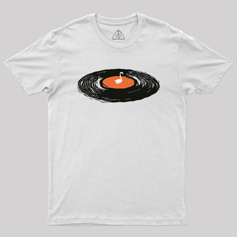 Swan Lake Vinyl Record Visual Geek T-Shirt
