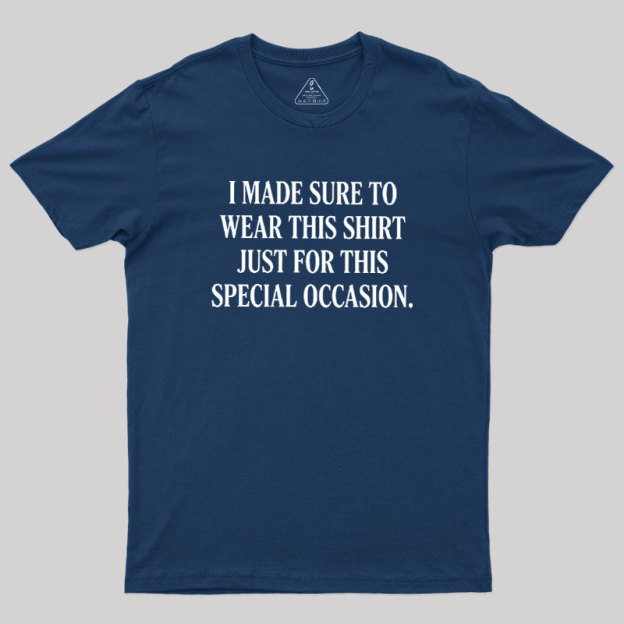 Formal Sarcasm Geek T-Shirt