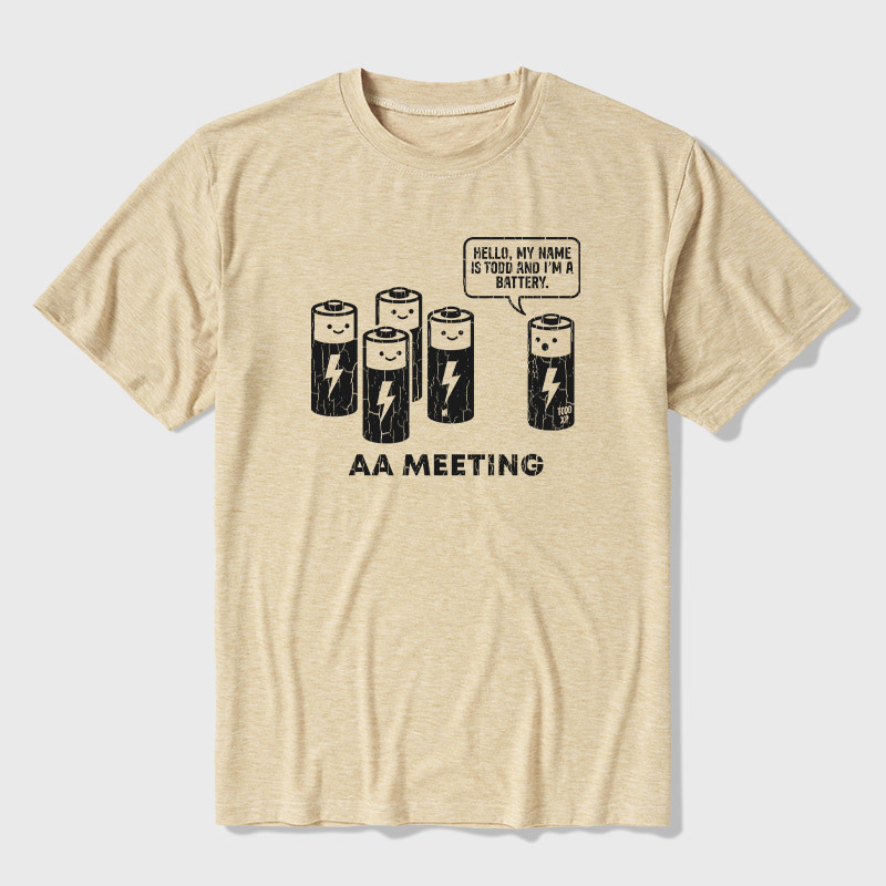 AA Meeting Ultra Soft Heather Tee