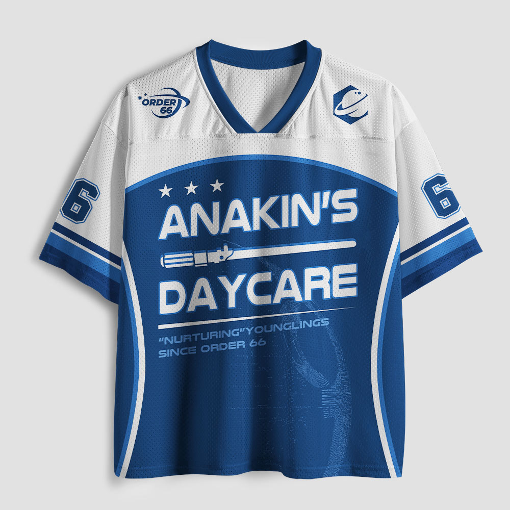 Dark Space Nanny Parody Geek Mesh Jersey