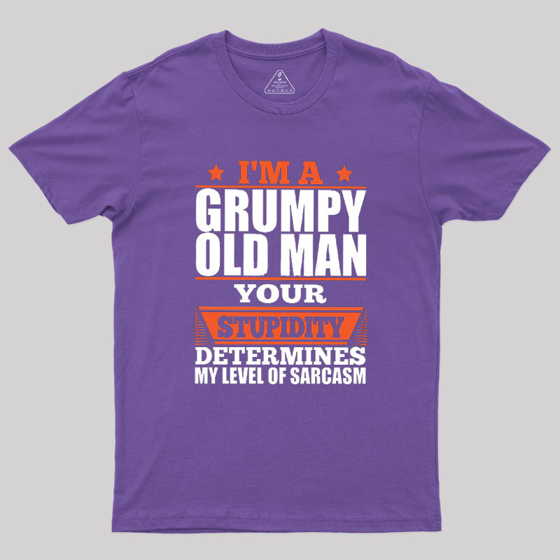 Grumpy Humor Geek T-Shirt