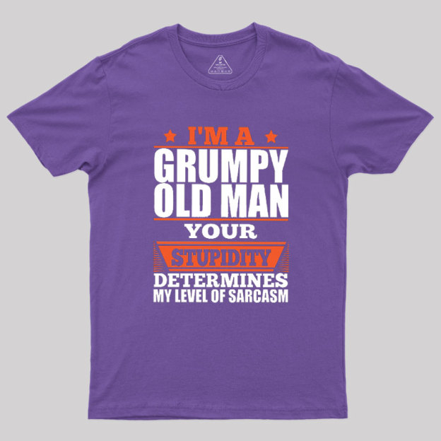 Grumpy Humor Geek T-Shirt