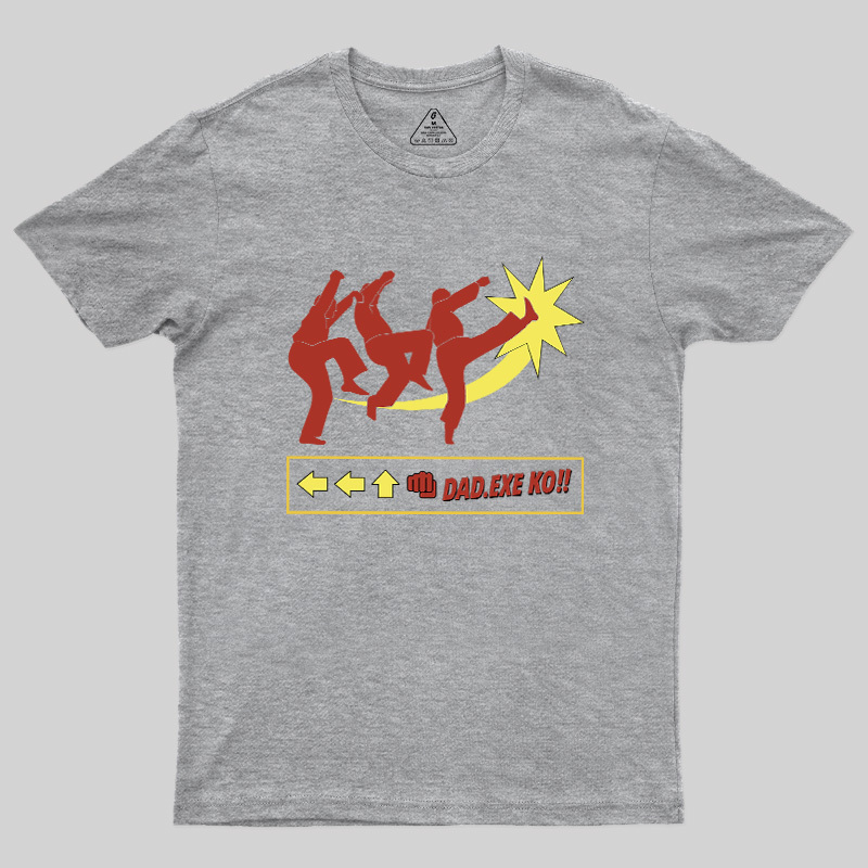 Dad EXE KO Game Combo Geek T-Shirt
