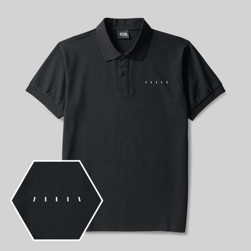 Alien Geek Embroidered Polo Shirts