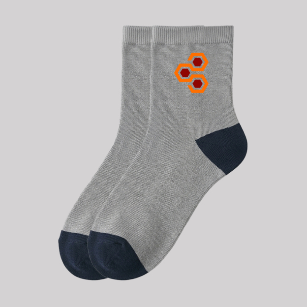 Overlook Hex Geek Cotton Daily Socks