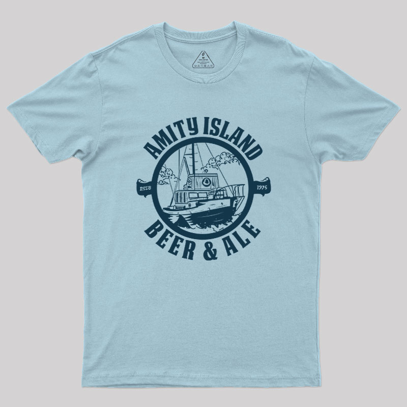 Amity Island Beer Ale Geek T-Shirt