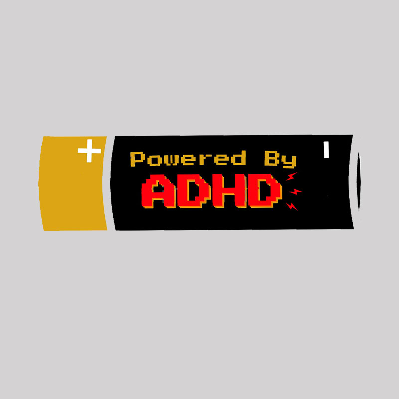 ADHD Battery Geek T-Shirt