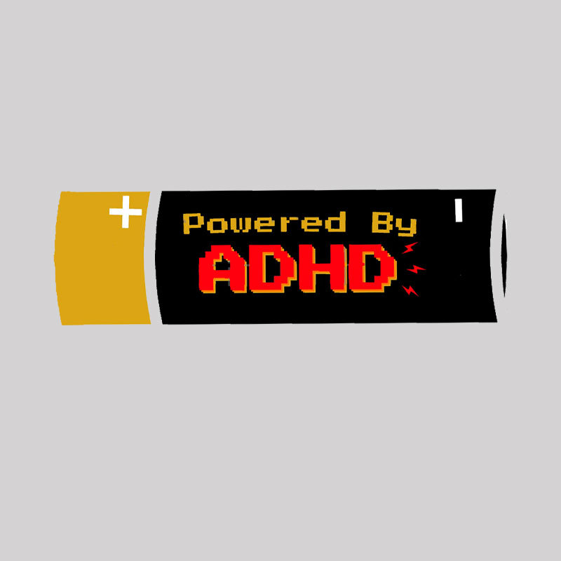 ADHD Battery Geek T-Shirt