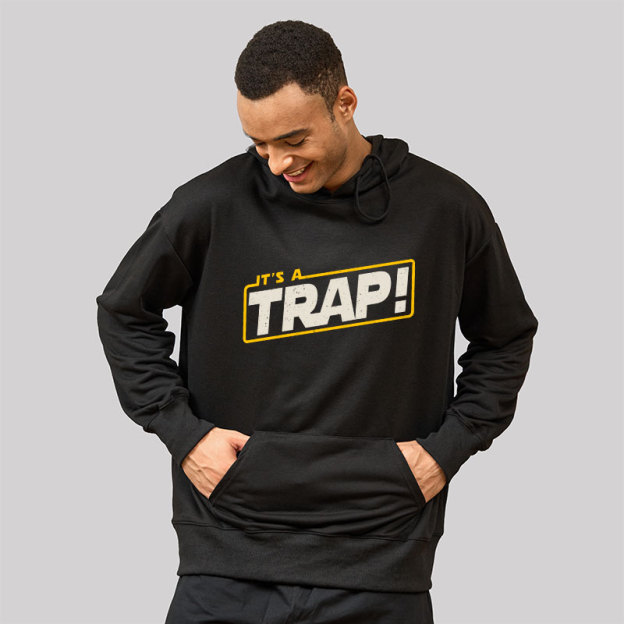 It's A Trap Geek Hoodie
